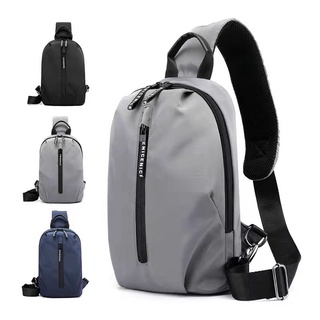 New chest bag, men's bag, shoulder messenger bag, male trendy student nylon cloth leisure chest trendy brand small backpack