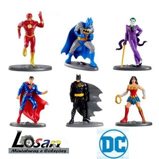 DC Mattel Micro Collection (boneco action figure brinquedo coleção - Flash / mulher maravilha / Batman / Super homem / Coringa)