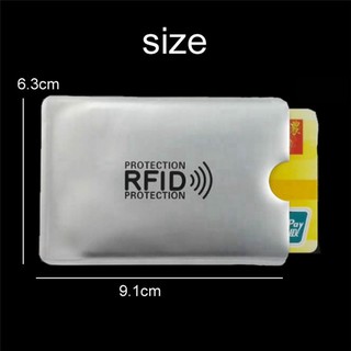 Anti RFID Reader Wallet Credit Card Id Card Holder Protective Aluminum Metal Card Case (7)