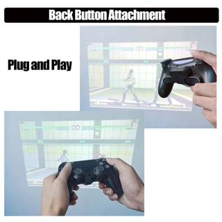 Gamepad Back Button Paddles Joystick Rear button with Turbo Key adapter Suitable for Sony PS4 Game Controller (4)