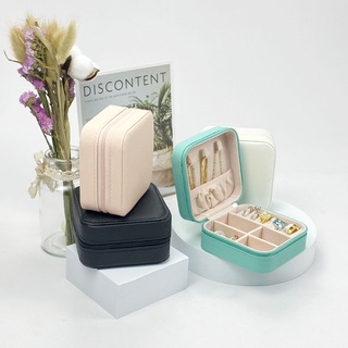 Jewelry Box Earrings Ring Travel Necklace Box Earrings Jewelry Box Retro Storage Box