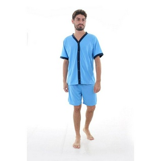 Pijama Curto Masculino Aberto Plus Size