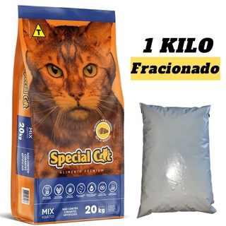Ração Special Cat Mix Premium Gatos Adultos 1kg Ração de Gato Granel