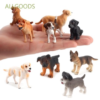 Allgoods Pug Filhote De Cachorro Figuras Decoração Da Casa De Fadas Jardim Acessórios Em Miniatura Simulação Cão Estatueta Cão Modelo Animal