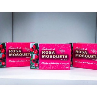12un Sabonete Barra Rosa Mosqueta - Bionature