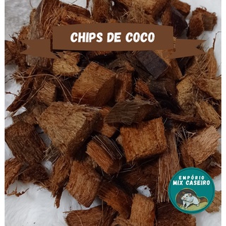 Chips de Coco Natural para Enriquecimento Ambiental de Roedores