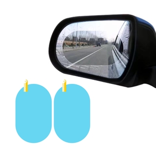 2 Pcs Traseira Do Carro Espelho Película Protetora Anti Nevoeiro Janela Limpar Espelho Retrovisor À Prova De Chuva Película Protetora Macia Auto Acessórios