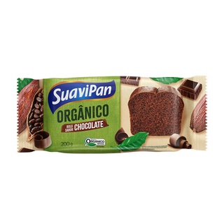 Bolo de Chocolate Orgânico 200g - Suavipan