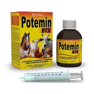 Suplemento Vitaminico e Mineral Oral Potemin B12 (Similar Potenay)