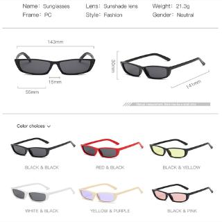 Fashion Retro Rectangular Small Sunglasses Ladies/men Goggles Glasses (3)