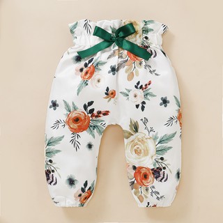 Conjunto Body Manga Longa + Calça Estampa Floral + Faixa De Cabelo Para Bebê / Menina (7)