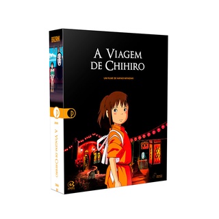 A Viagem de Chihiro - Blu-ray + DVD (3 cards + Livreto + Luva + 2 Posters + Capa dupla) - Original Lacrado