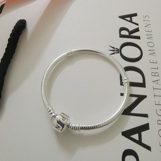 Pandora Moments Classic Snake Chain Bracelet Women Personalized DIY Charm Jewellery Bead Accessory Basic Bracelet gift (2)