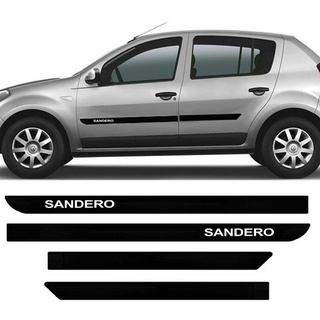 Friso Lateral Renault Sandero 2010 2011 2012 2013 2014 Tipo Borrachão