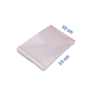 Saco Adesivado Saquinho Plástico embalagem Transparente 100 Unidade ( Tam.10x10) (3)
