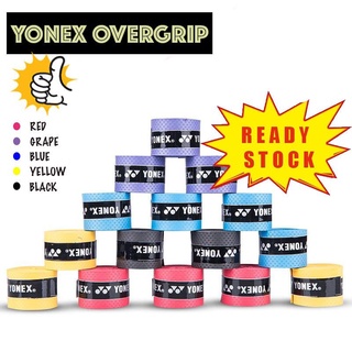 [READY STOCK] Yonex Racket Over Grip Anti-slip Over grip Roll Badminton Squash Tape Multi-use Badminton Grip