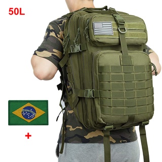 30L/50L Homens Militar Camo Tático Mochila 1000D Saco De Acampamento Impermeável Ao Ar Livre Caça (2)