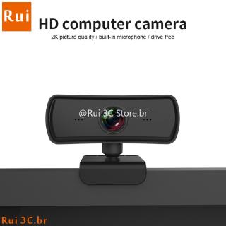 ✨Rui 3C✨ 1440P HD Webcam Autofocus 4.0M Pixels 4K USB 2.0 Plug&Play Video Recording Built-in Mic for PC Laptop Desktop