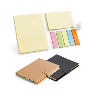 Bloco de Notas adesivadas adesivos para escrever com 7 Conjuntos coloridos - 8,0 x 10,5cm