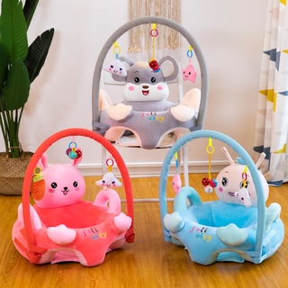 Plush Design Baby Seat Cover Sofa Chair Fashion Cartoon Baby Sofa Support Seat Cover (1)
