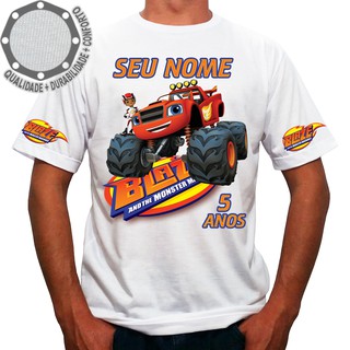 Camiseta Blaze and the Monster Machines Camisa Personalizada