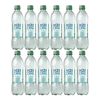 Kit Fardo 12 Unidades Refrigerante De Água Gaseificada Limoneto H2o Com Suco Natural - 500ml