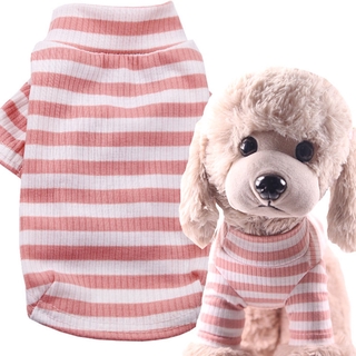 Pijama Para Animais De Estimação De Duas Cores Estilo Listrado De Três Cores Confortável E Respirável
