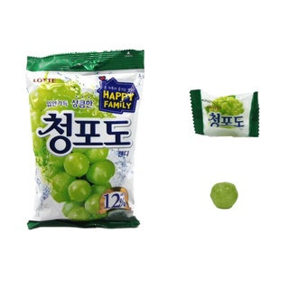 1 unidade Bala Coreana Sabor Uva Verde Lotte (2)
