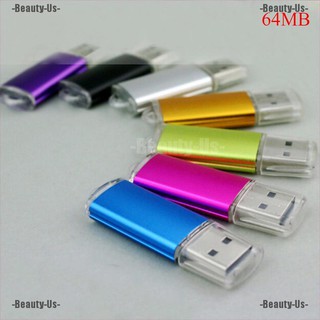 BeautyUs Pen Drive com 64MB / USB 2 0 / Memória Flash para PC / Laptop
