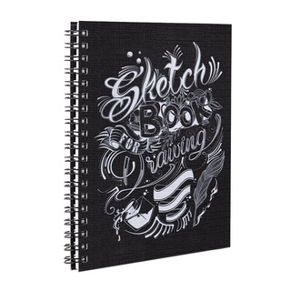 Sketchbook Caderno Desenho 100 Págs 50 Folhas 18x25cm 180g