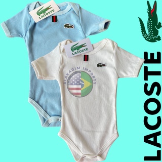 KIT Body bebê Lacoste 🐊 (2 UNIDADES)
