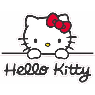 Etiqueta Adesiva Hello Kitty 12cmx9,3cm - Modelo 1 - Potes - Mantimentos