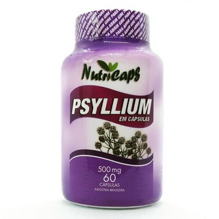 Psyllium 500mg com 60 Cápsulas - Nutrycaps