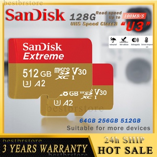 A2 Cartão De Memória 128gb Micro sd Cards Sandisk 512GB