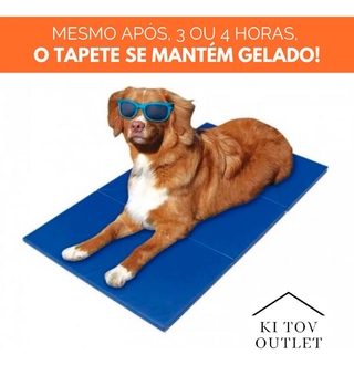 Tapete Gelado 50X64 Refrescante Calor Pet Cachorro Chalesco (6)