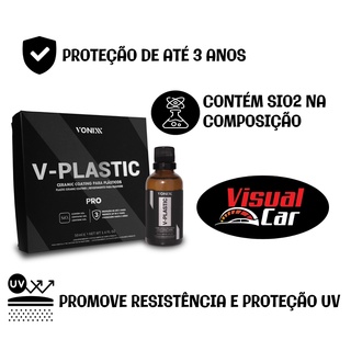 Revestimento Ceramic Coating Para Plasticos V-plastic 50ml Vonixx