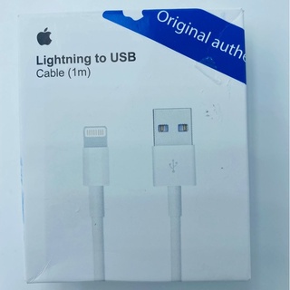 Cabo Lightning Usb Carregador iPhone 5 6 7 Plus S X Xr Xs branco apenas o cabo de carregamento CELULAR 01 METRO (1)