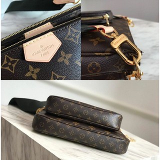 Clutch Bag Multi Pochette Louis Vuitton Three Piece Suite 100% Couro Canvas 3 Em 1 Premium Italiana (4)