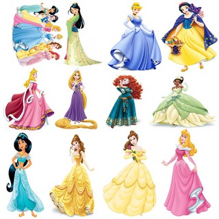 Princesas Da Disney- 10 displays De Festa De 20cm Totens