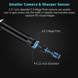 Mini Câmera / Ferramenta De Limpeza De Ouvido Endoscópio Hd Com Fio De Ouvido Visual (5)
