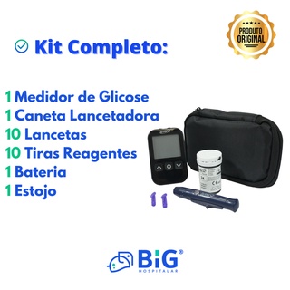 Diabetes Aparelho De Medir Glicose Medidor De Glicose Kit Original (2)