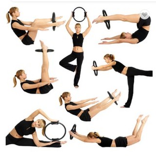 Anel de Pilates/Yoga Tonificador Flexível Arco Exercício