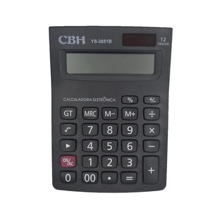 Calculadora de 12 Dígitos YS-3851B Mesa Comercial Escritório sala - Estoque no Brasil (1)