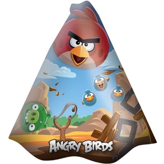 Chapéu Descartável Angry Birds c/ 8 unidades - Festcolor