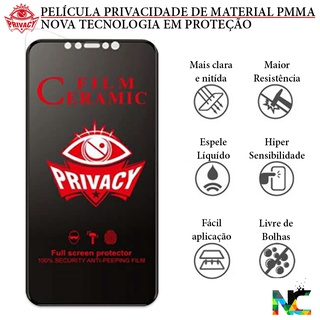 Pelicula Privacidade Ceramica Espiao Anti Spy para Iphone Xs (3)