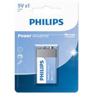 Bateria 9V Alcalina C/1 Philips
