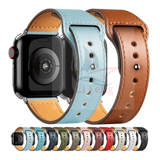 Pulseira Couro Para Apple Watch Smartwatch Iwo38/40mm 42/44mm+ 1 Película