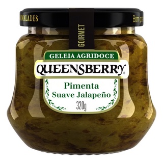 Geléia Queensberry Agridoce Gourmet Pimenta Suave Jalapeño E