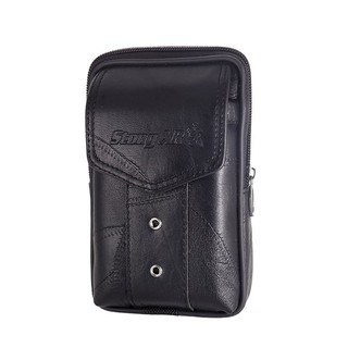 Vintage Leather Waist Bag Belt Loop Holster Carry Phone Pouch Wallet Case (6)