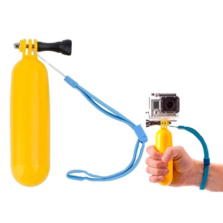 Boia Para GoPro Câmera Hero Bastão Flutuante de Mão Amarelo